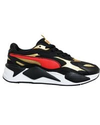 PUMA - Rs-x3 Cny Zwart Rood Goud Laag Lace Up Hardlooptrainers 373178 02 - Lyst