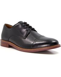 Dune - Savion Leather Perforated Toe-Cap Derby Shoes - Lyst