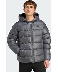 adidas - Essentials Climawarm Synthetic Down Puffer Hooded Jackets - Lyst