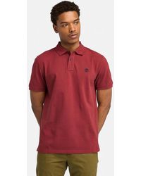 Timberland - Men's Millers River Pique Polo Shirt In Brown - Lyst