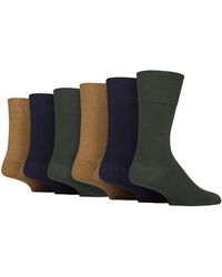 IOMI - 6 Pack Non Elastic Cotton Diabetic Socks With Seamless Toe - Lyst