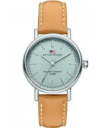 River Woods - Oswego Watch Rw340013 Leather - Lyst