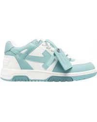 Off-White c/o Virgil Abloh - Off- Out Of Office Low Top Leather Sneakers - Lyst