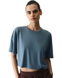 Penti - Oversized Crew Neck Slit T-Shirt - Lyst