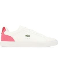 Lacoste - Damesschoenen "lerond Pro" Van In Wit/roze - Lyst