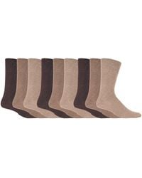 Gentle Grip - 9 Pairs Non Elastic Cotton Soft Loose Top Socks - Lyst