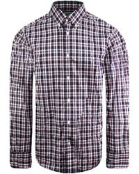 Eden Park - Paris Regular Checkered Oxford Shirt - Lyst