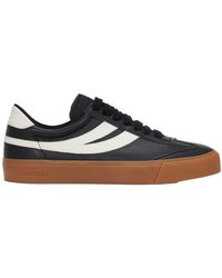 Superga - Adult 4834 Club S Swallow Contrast Detail Vegan Leather Trainers /Gum) - Lyst