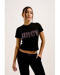Juicy Couture - Impact Logo Cotton T-Shirt - Lyst