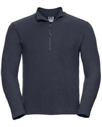 Russell - Authentic Quarter Zip Sweatshirt (French) - Lyst