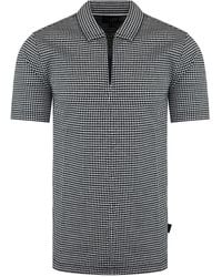 Ted Baker - Preshon Navy/wit Poloshirt - Lyst