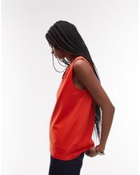 ARKET - Jersey T-Shirt Top With Cap Sleeves - Lyst