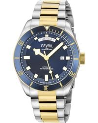 Gevril - Yorkville 316L Ss Case, Ring, Sunray Dial, Stainless Steel Satin Bracelet - Lyst