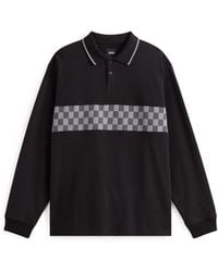 Vans - Medford Checkerboard Long Sleeves Polo - Lyst