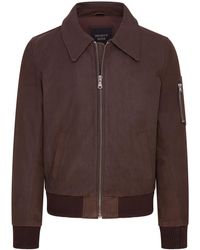 Infinity Leather - A2 Cowhide Bomber Jacket-Eura - Lyst