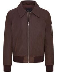 Infinity Leather - A2 Cowhide Bomber Jacket-Eura - Lyst