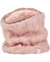 Heat Holders - Ladies Cable Knit Winter Fleece Lined Thermal Neck Warmer - Lyst
