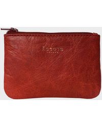 Assots London - Poppy' Full Grain Leather Zip Top Coin Purse - Lyst