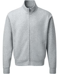 Russell - Authentic Full Zip Jacket (Light Oxford) - Lyst