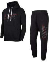 Nike - Outline Hooded Fleece Tracksuit - Lyst