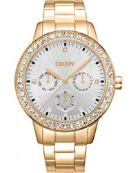 DKNY - Dk1L055M0055 Ladies Parsons Glitz Watch - Lyst
