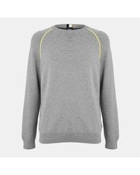 BOSS - Crew Neck Raglan Sleeve Long Sweater - Lyst