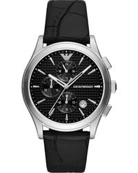 Emporio Armani - Paolo Watch Ar11530 Leather (Archived) - Lyst