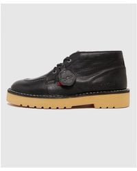 Kickers - Daltrey Chunk Leather Boots - Lyst