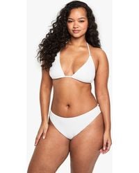 Boohoo - Plus Swimwear Essentials High Waist Brief - Lyst