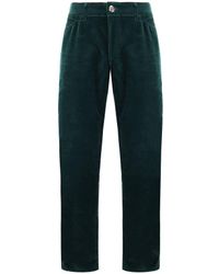 Armani - Emporio J18 Slim Fit Regular Waist Velvet Trousers Cotton - Lyst