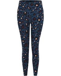 Dare 2b - Ladies Influential Animal Print Gym Leggings (Moonlight Denim) - Lyst