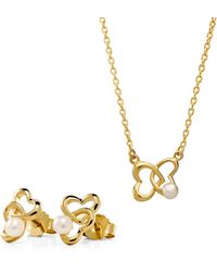 Orphelia - 'Lili' 925 Sterling Set: Chain-Pendant + Earrings - Lyst