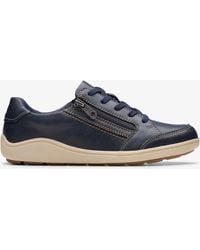 Clarks - Bryianne Bayla Leather Trainers - Lyst