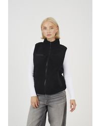 Brave Soul - Zip Through Fleece Gilet - Lyst