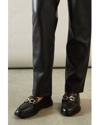Wallis - Lineka Metal Snaffle Smart Loafer - Lyst