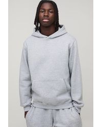 BoohooMAN - Essential Regular Fit Over The Head Hoodie - Lyst