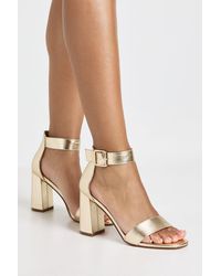 Boohoo - Wide Fit Buckle Detail 2 Part Block Heels - Lyst