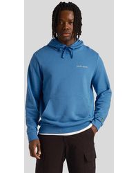 Lyle & Scott - Loopback Embroidered Hoodie - Lyst
