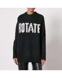 ROTATE BIRGER CHRISTENSEN - Oversized Knit Jumper - Lyst