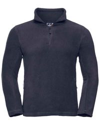 Russell - Zip Neck Outdoor Fleece Top (French) - Lyst