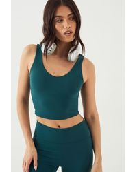DSGN Studio - Sculpt Longline Plunge Sports Bra - Lyst