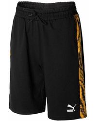PUMA - Wild Pack Shorts Graphic Print Casual Pant 579509 01 Textile - Lyst