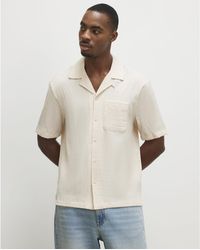 River Island - Regular Fit Textured Shirt - Lyst