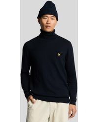 Lyle & Scott - Cotton Merino Turtleneck Jumper - Lyst