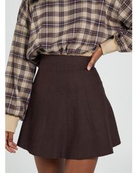 Pink Vanilla - Vanilla Straight Hem Knitted Mini Skirt - Lyst