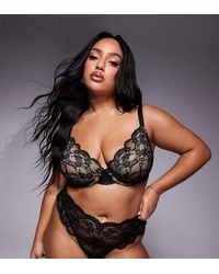 ASOS - Design Lola Lace Push Up Bra - Lyst