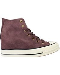 Converse - Chuck 70 Wedge Hi Plimsolls - Lyst