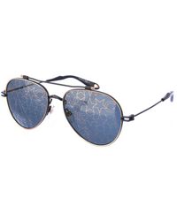 Givenchy - Metalen Zonnebril In Vliegeniersstijl Gv7057s - Lyst
