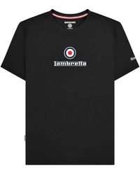 Lambretta - Logo T-Shirt Cotton - Lyst