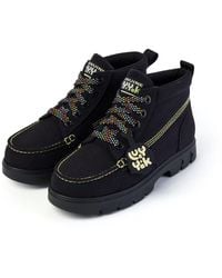 Kickers - Kicker Hi X Lucy Damen Schwarze Stiefel - Lyst